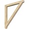 Ekena Millwork Traditional Arts & Crafts Rough Sawn Bracket, Douglas Fir, 4"W x 48"D x 48"H BKT04X48X48TRA03RDF - alternate 1
